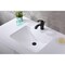 Anzzi Dahlia 20.5" Ceramic Undermount Sink Basin in White LS-AZ113 - alternate 2